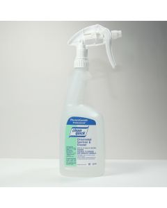 Clean Quick Chlorinated Sanitizer and Cleaner Bottle, Sprayer, White, 6 ct