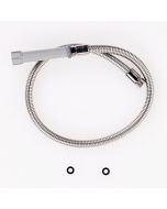 T&S 44" Flexible Stainless Steel Pre-Rinse Hose 