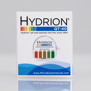 Hydrion Quaternary Sanitizer Test Roll, 0-500 PPM, 15 foot