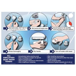 Handwash Stickers, Pack of 4
