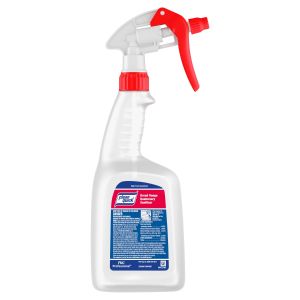 Clean Quick Broad Range Quaternary Sanitizer Bottle, Sprayer, Red/White, 6 ct