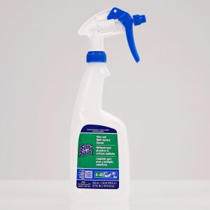 Spic & Span Floor and Multi Surface Cleaner Bottle, Heavy Duty Sprayer, Blue/White, 36 ct