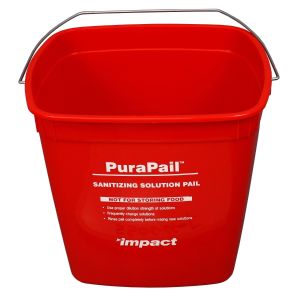 Red Sanitizer Bucket