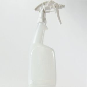 Unlabeled Bottle, Heavy Duty Sprayer, White, 18 ct